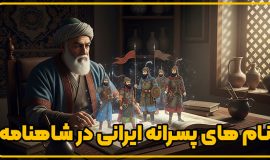 نام های پسرانه ایرانی در شاهنامه